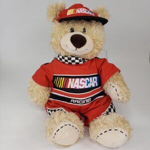 Build a Bear BAB NASCAR Jumpsuit With Hat Bear & Camo Underwear